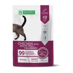 NP Urinary Adult Cat Chicken with White Fish and Cranberry 100 g